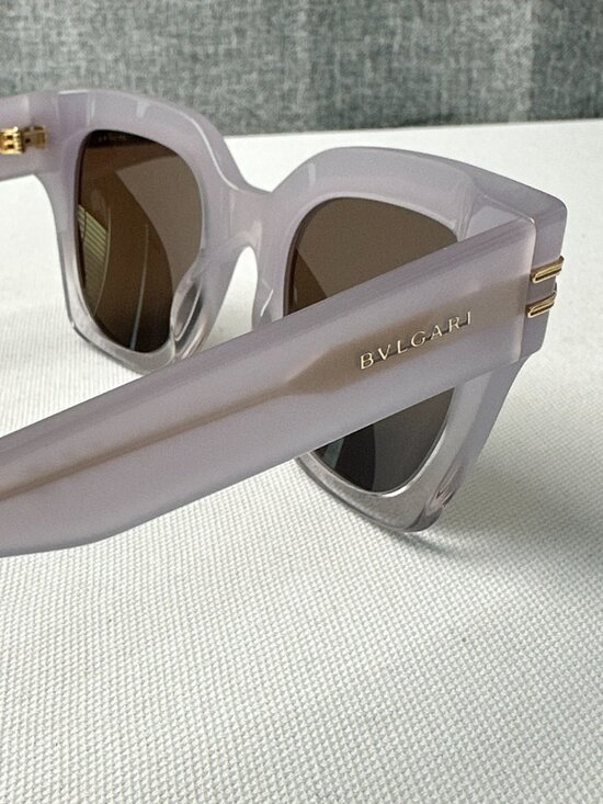 NEW Bvlgari B.zero1 BV40013I Sunglasses Lilac Ombre Brown main image 8